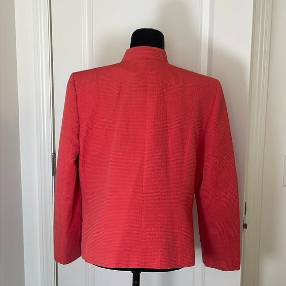 Jones New York Signature Orange Career Blazer Size 14 - Picture 2 of 7